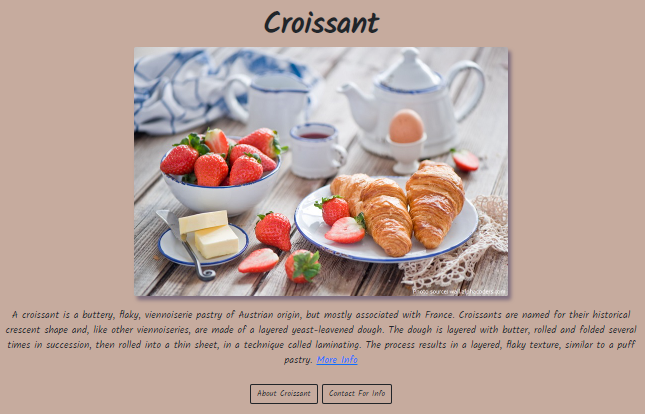 Croissant website